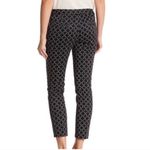 Amanda & Chelsea  Pants Cropped Black Tapered Midrise Puzzle Ankle 4 Work Casual Photo 1