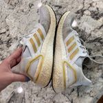 Adidas  Ultraboost - white‎ and gold. Women size 8 Photo 7