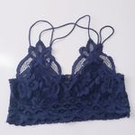 Free People Adella Blue Bralette Lace Photo 1