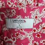 Untuckit Lucy Pink & White Floral Sleeveless Dress (S) Pink Photo 7
