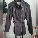 Michales Kors Asymmetrical Zipper Coat Size M Black Size M Photo 1