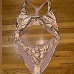 SKIMS  Size 4X Women's Signature Swim Monokini Champagne Cut Out SW-MKN-0038 NWT Photo 2