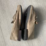 Donald Pliner  Breezy Loafers‎ Metallic Taupe Suede Tassel Size 7 Photo 3