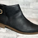 Cole Haan Black Lilah Leather Buckle Booties size 9.5b Photo 0