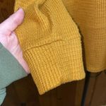 American Eagle mustard yellow sweater soft cozy sweater size small oversized Photo 1