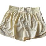 Balance Athletica Vitality M High Rise Breeze Shorts Pastel Yellow Lined Running Photo 1