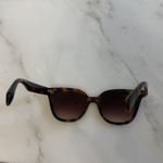J.Crew  Brown Tortoiseshell Cat Eye Heart Detail Women’s Fashion Sunglasses EUC Photo 2