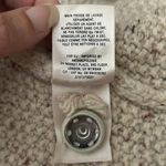 Far Away From Close Oatmeal Beige Knit Hooded Short Sleeve Snap Button Cardigan Photo 8