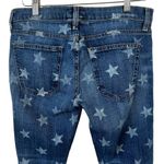 Current/Elliott Current Elliot The Stiletto White Star Print 80’s Ankle Skinny Jeans Photo 9