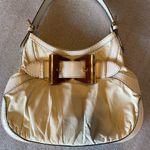Gucci Cream Leather Shoulder Bag with Gold Accent Photo 0
