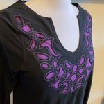 Karen Kane Fall Fantasy Split Neck Blouson Top Photo 3