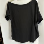“CULTURE CODE”…BLACK COTTON TEE SHIRT…..SHORT SLEEVE WITH CUFF ROUNDED HEM Black Size L Photo 3