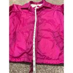 Current Seer Vintage women Basic hot Pink Jacket Windbreaker Lightweight size L Pink Size L Photo 4