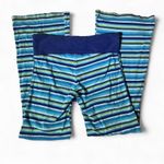 Y2K PINKY Striped Lounge Pants Flared Leg Cotton Blend Womens Size S Photo 1
