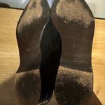 Maud Frizon Miss Maud Sz 7.5 Black And Blue Loafers Snake Print And Trim‎ France Photo 4