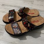 Alegria  Women's Black Bryce Floral Platform Sandals Photo 2