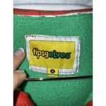 Tipsy Elves  One Piece Zip Up Unisex S Hooded Christmas jumpsuit Red Green Snow Photo 3