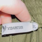 Amazon  Branded Green High Waisted Casual Paperbag Pants size medium Photo 3