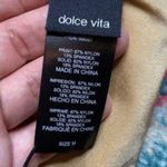 Dolce Vita NWT Tropical Print Reversible Bikini in Cherry Size Medium Photo 7