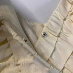 Tibi  New York Halter Dress Womens 4 Black Cream Silk Wool‎ Blend Button Front Photo 8