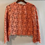 Alice + Olivia  Floral Lace Blouse Photo 0