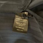 Storm And‎ Marie Navy Striped Button Front Shirt Dress Modest Preppy Medium NWT Blue Photo 6