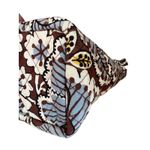 Vera Bradley Retired 2010 Slate Blooms The Gabby Quilted Tote Handbag Brown Gray Photo 4