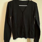 Vneck Cardigan Black Photo 6