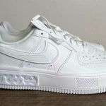 Nike NEW Air Force 1 Fontanka Triple White Iridescent Women's Shoe Size 8.5 Photo 1