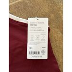 Athleta  Momentum Seamless High Neck Crop Tank Redwood White Size XL Photo 10