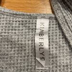 Kimberly Nwt   c womens waffle knit crop top size large . Photo 1