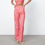 ZARA  Full length linen blend‎ pants Size XS Photo 2