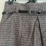 The Limited  Chevron Mini Skirt with Croc Belt - Size 4 | Y2K Revival‎ | Twee Photo 2