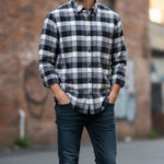 Lee men’s shirt long sleeve size XL Gray Photo 1