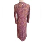 Poupette St. Barth  Light Purple Floral Button Down Maxi Dress XS Photo 1