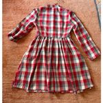 Fancyinn  Plaid Shirt Dress Red Gray Long Sleeve Size S NWT Photo 9