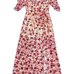 For Love & Lemons Evie Corset Maxi Dress in Tea Rose Pink Cottagecore Size S Photo 3