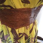 Carmen Marc Valvo Carmen Marc Volvo tropical print halter dress Photo 2