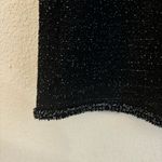 Lane Bryant  Black Tweed Knit Metallic Thread Stretch Waist Pull On Mini Skirt 22 Photo 4