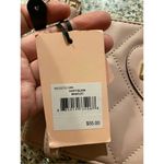 Juicy Couture  Dusty Blush Quilted Diamond Faux Leather Wristlet NWT Photo 3