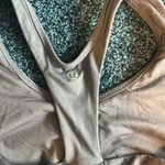 Lululemon  size 10 tank top worn 1x mine is light gray  scoop neck Photo 5