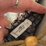 Natural Life , Boho, peasant, black daisy, floral print, baby doll mini dress S​ Photo 9