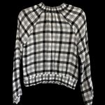 Anthropologie Cloth & Stone By  Sara‎ Plaid Blouse Size XS Photo 4