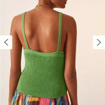 Anthropologie Maeve by  “Everyday Maryanne” Bright Green Sweater Tank Top  SIZE M Photo 2