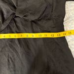 ASTR Black Ruffled Peplum Sheath Dress size s Photo 3