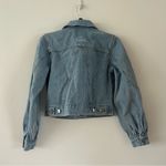 Ganni Light Blue Denim Jacket NWT Photo 6
