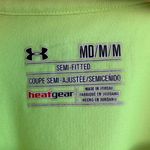 Under Armour  Neon Yellow V-Neck Short Sleeve Shirt Photo 2