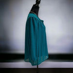 Matilda Jane  Swiss‎ dot eyelet sheer blouse large Photo 5