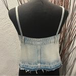 ZARA 🌺NWT  RECONSTRUCTED DENIM SKIRT TANK TOP SIZE SMALL 🌺 Photo 3