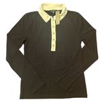 J.Crew  Women’s Refined Rib Long-sleeve Polo Shirt Size Small NWT #CF039 Photo 2